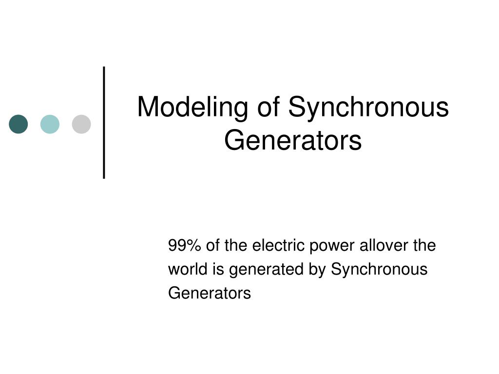 PPT - Modeling of Synchronous Generators PowerPoint Presentation, free ...