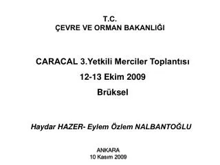 t c evre ve orman bakanli i