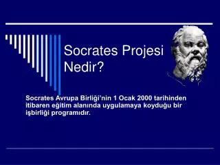 socrates projesi nedir
