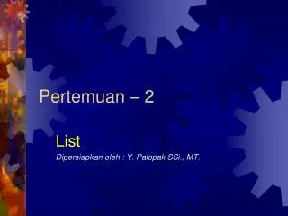 pertemuan 2