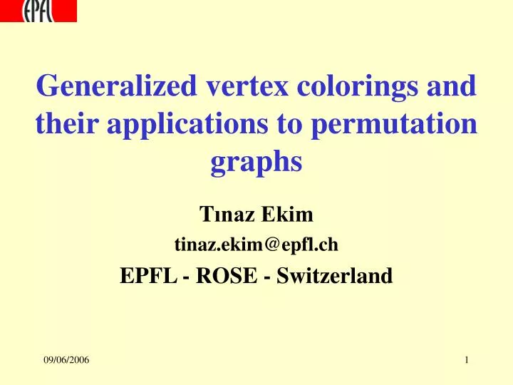 generalized vertex colorings and their applications to permutation graphs