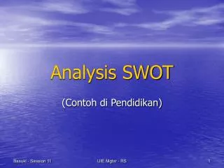analysis swot
