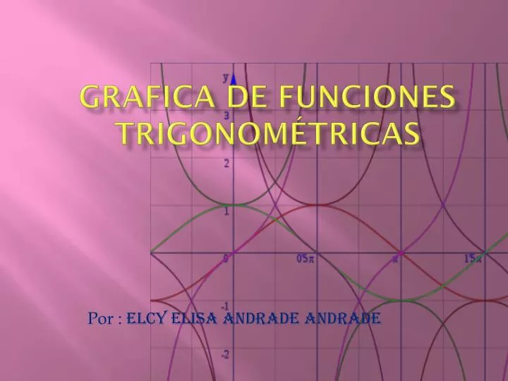 grafica de funciones trigonom tricas