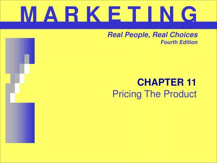 chapter 11 pricing the product