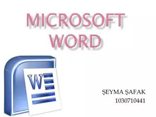 microsoft word