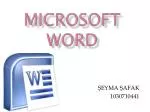 MICROSOFT WORD - slide 1