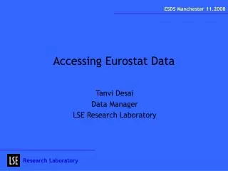 Accessing Eurostat Data