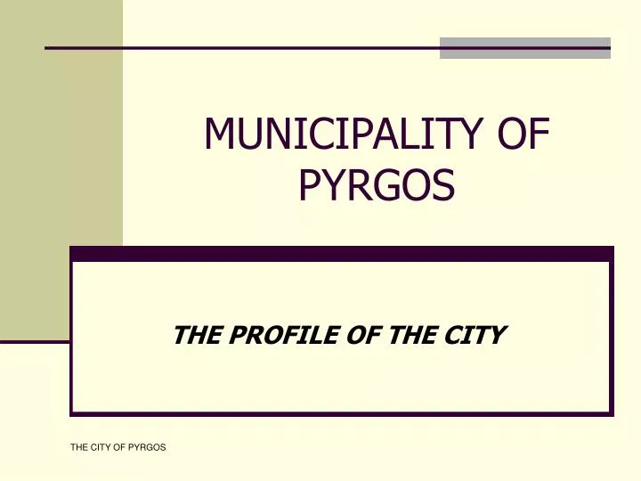 municipality of pyrgos