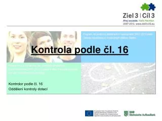 kontrola podle l 16