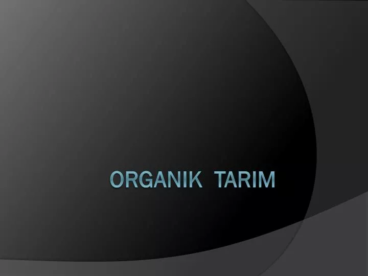 organik tar m