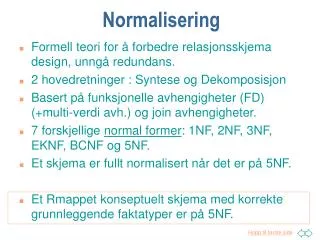normalisering