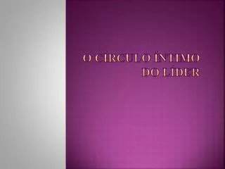 o c rculo ntimo do l der