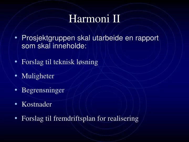 harmoni ii