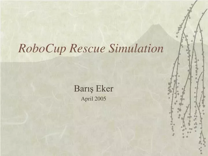 robocup rescue simulation