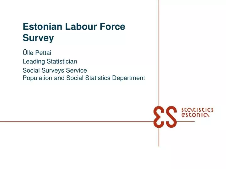 estonian labour force survey