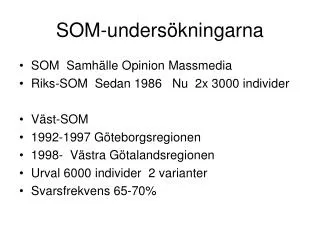 som unders kningarna