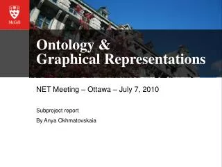 Ontology &amp; Graphical Representations