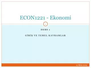 econ1221 ekonomi