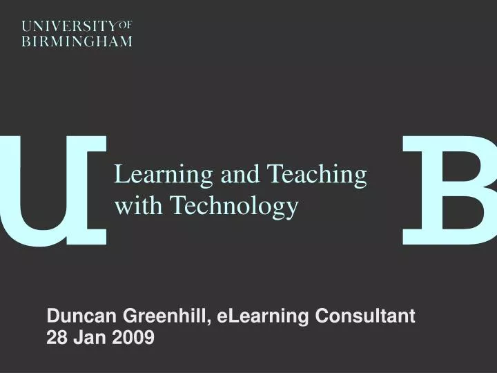duncan greenhill elearning consultant 28 jan 2009