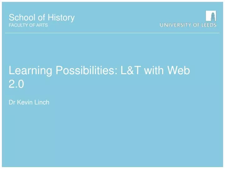 learning possibilities l t with web 2 0
