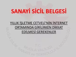 sanay s c l belges yillik letme cetvel n n nternet ortaminda g r l rken d kkat ed lmes gerekenler