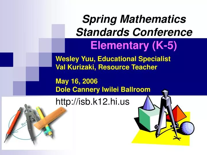 spring mathematics standards conference elementary k 5