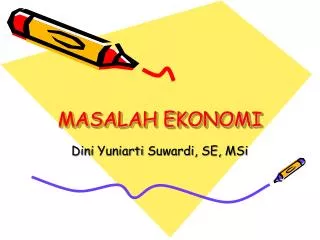 masalah ekonomi
