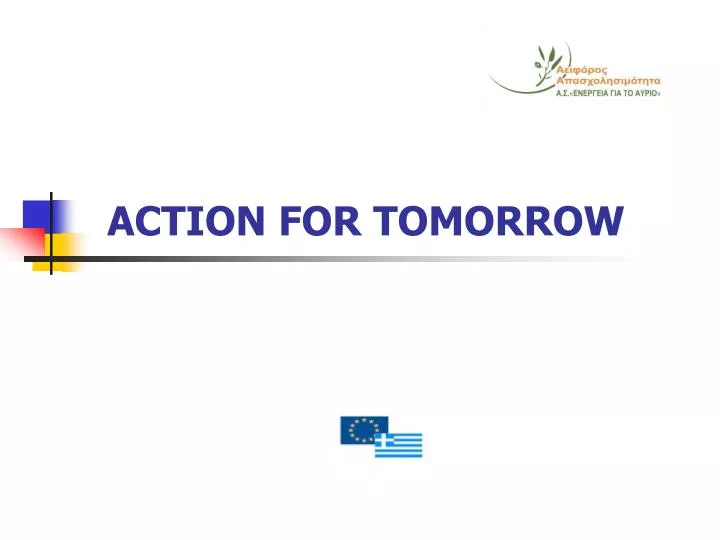 action for tomorrow