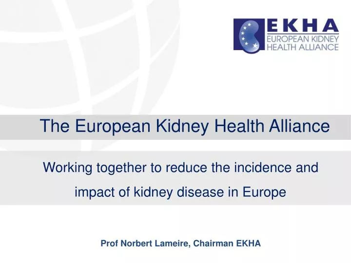 the european kidney health alliance