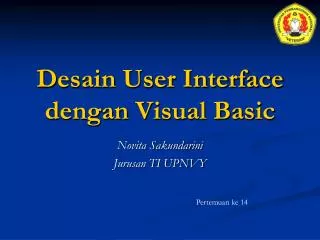 desain user interface dengan visual basic