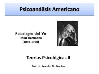 psicoan lisis americano