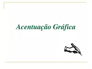 acentua o gr fica