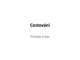 cestov n