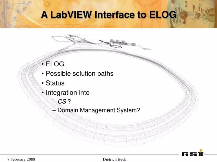 a labview interface to elog