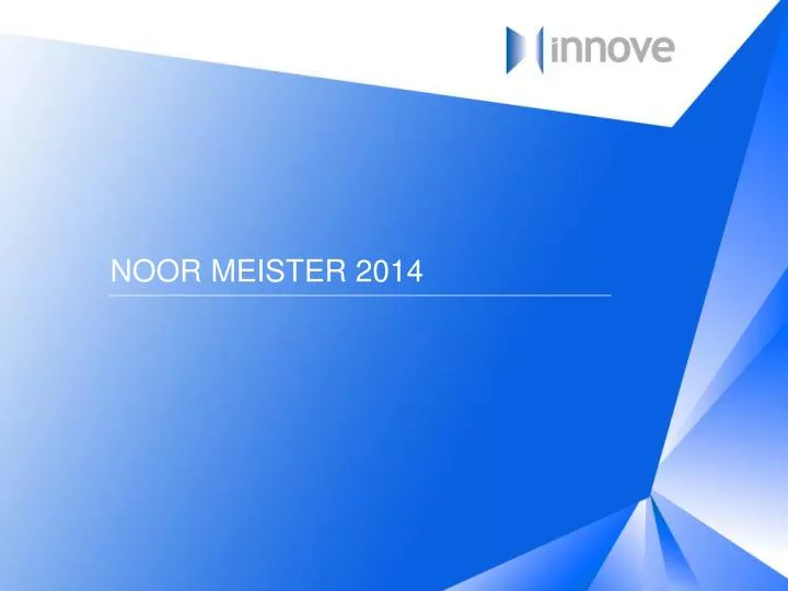 noor meister 2014