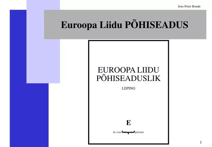 euroopa liidu p hiseadus