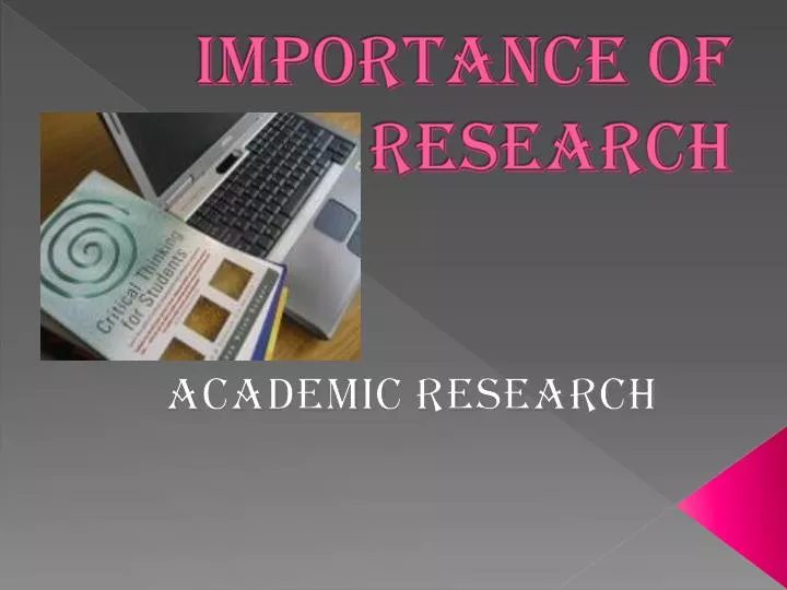 importance of research in presentation