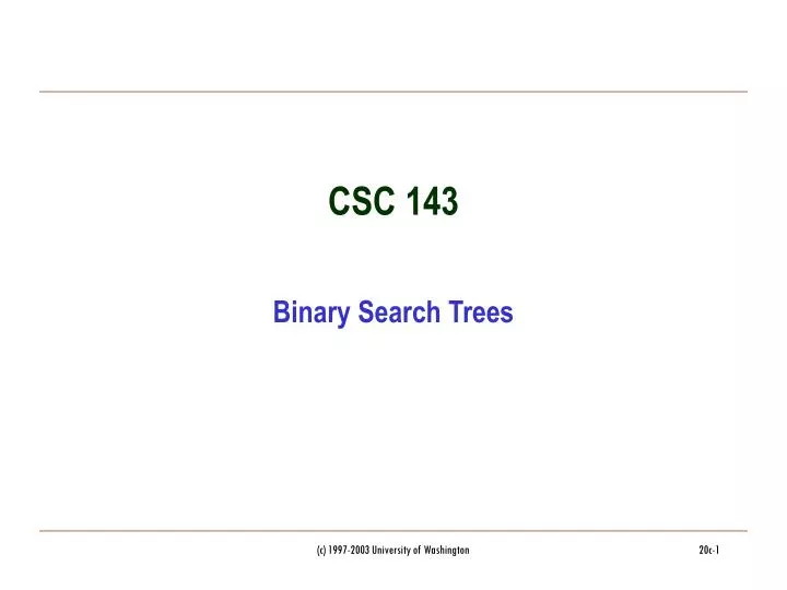 csc 143