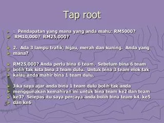 tap root