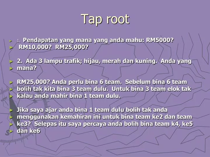 tap root