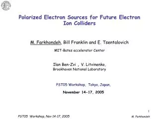 Polarized Electron Sources for Future Electron Ion Colliders