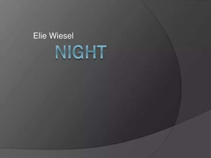 elie wiesel