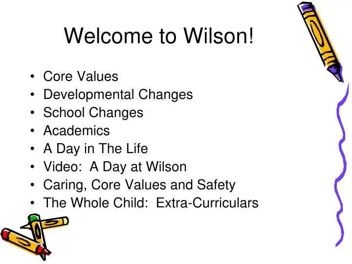 welcome to wilson