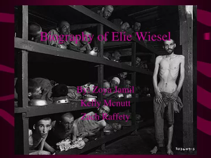 biography of elie wiesel