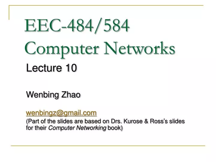 eec 484 584 computer networks