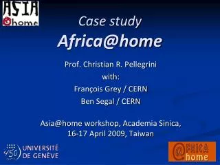 Case study Africa@home