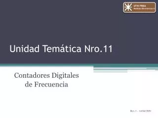 unidad tem tica nro 11