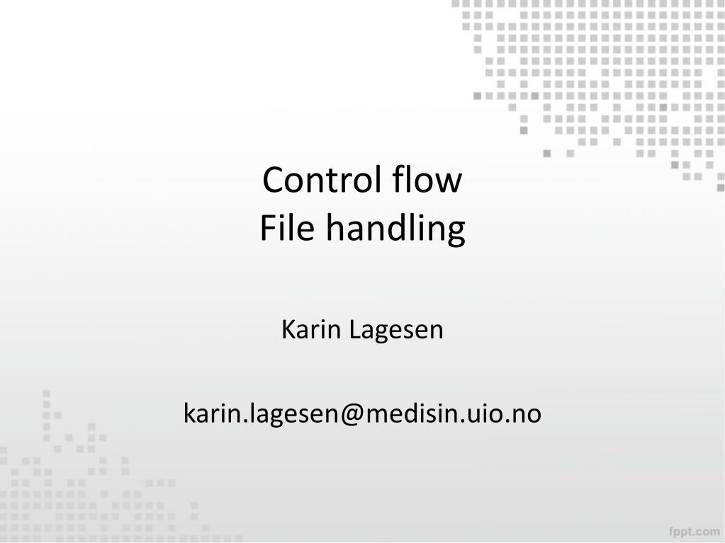 PPT - Understanding Control Flow and Scope in Python Programming ...