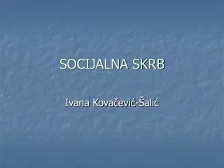 socijalna skrb