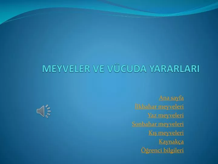 meyveler ve v cuda yararlari